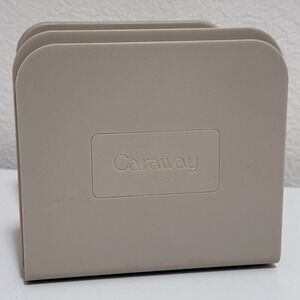 Caraway Magnetic Pot Pan Lid Holder 6" Beige Organizer Storage Dividers Lot of 2
